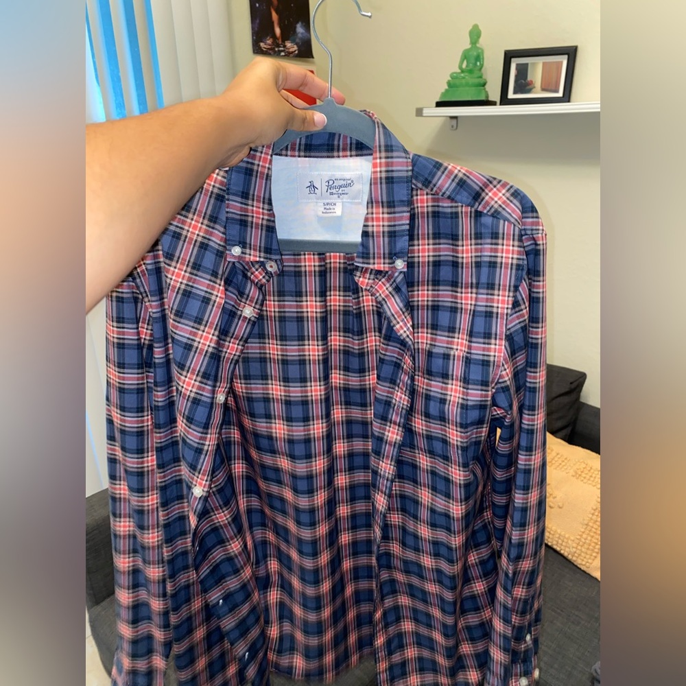 ❤️‍🔥men’s plaid button down❤️‍🔥